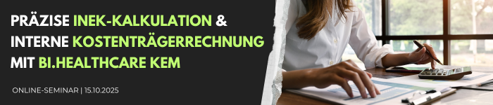 Seminar Präzise InEK-Kalkulation & interne Kostenträgerrechnung mit BI.healthcare KEM (2)