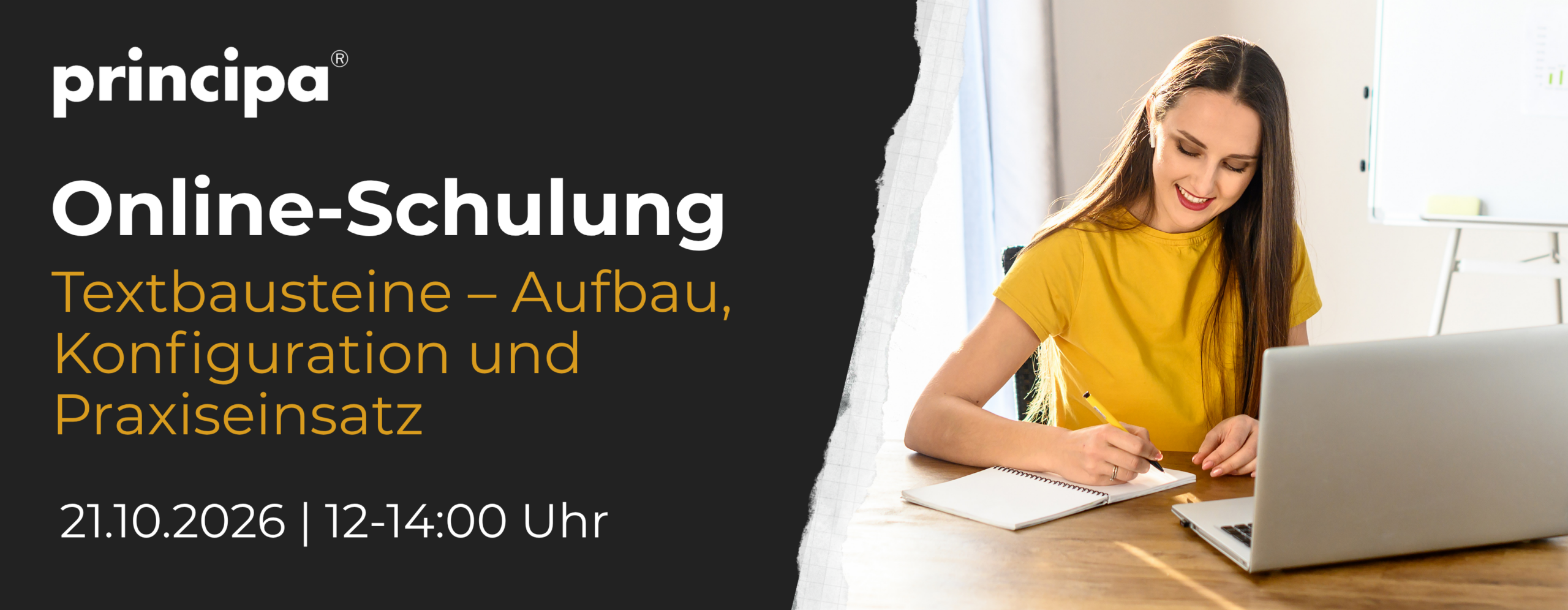 Schulung principa Textbausteine